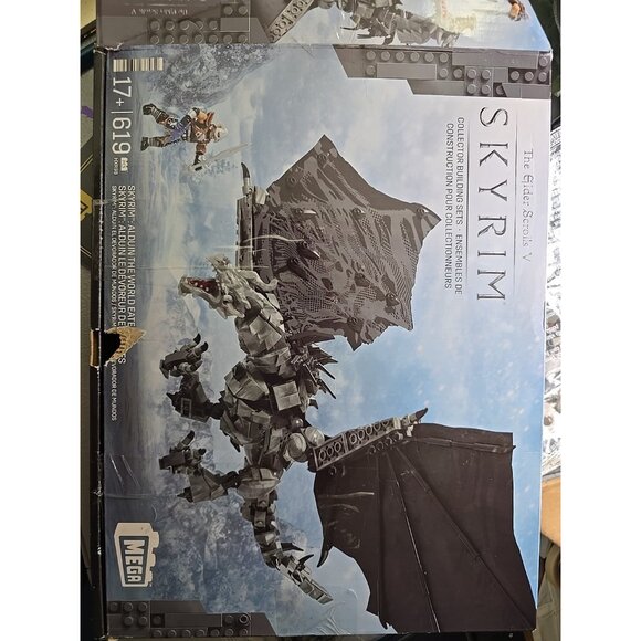 MEGA - Skyrim - Alduin the World Eater Dragon Toy Block Set **READ DESCRIPTION** - Picture 1 of 3